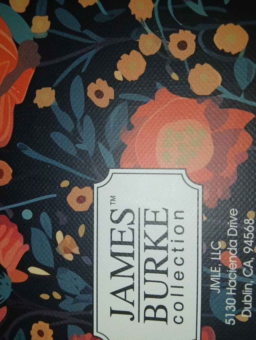 Floral Hardcover Wirebound Journal With 2 Pockets James Burke